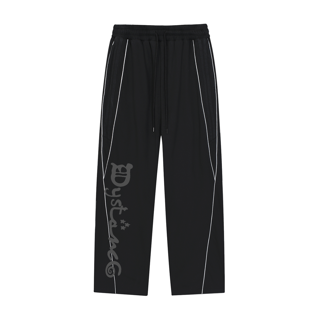 Reflection Striped Straight-Leg Sweatpants