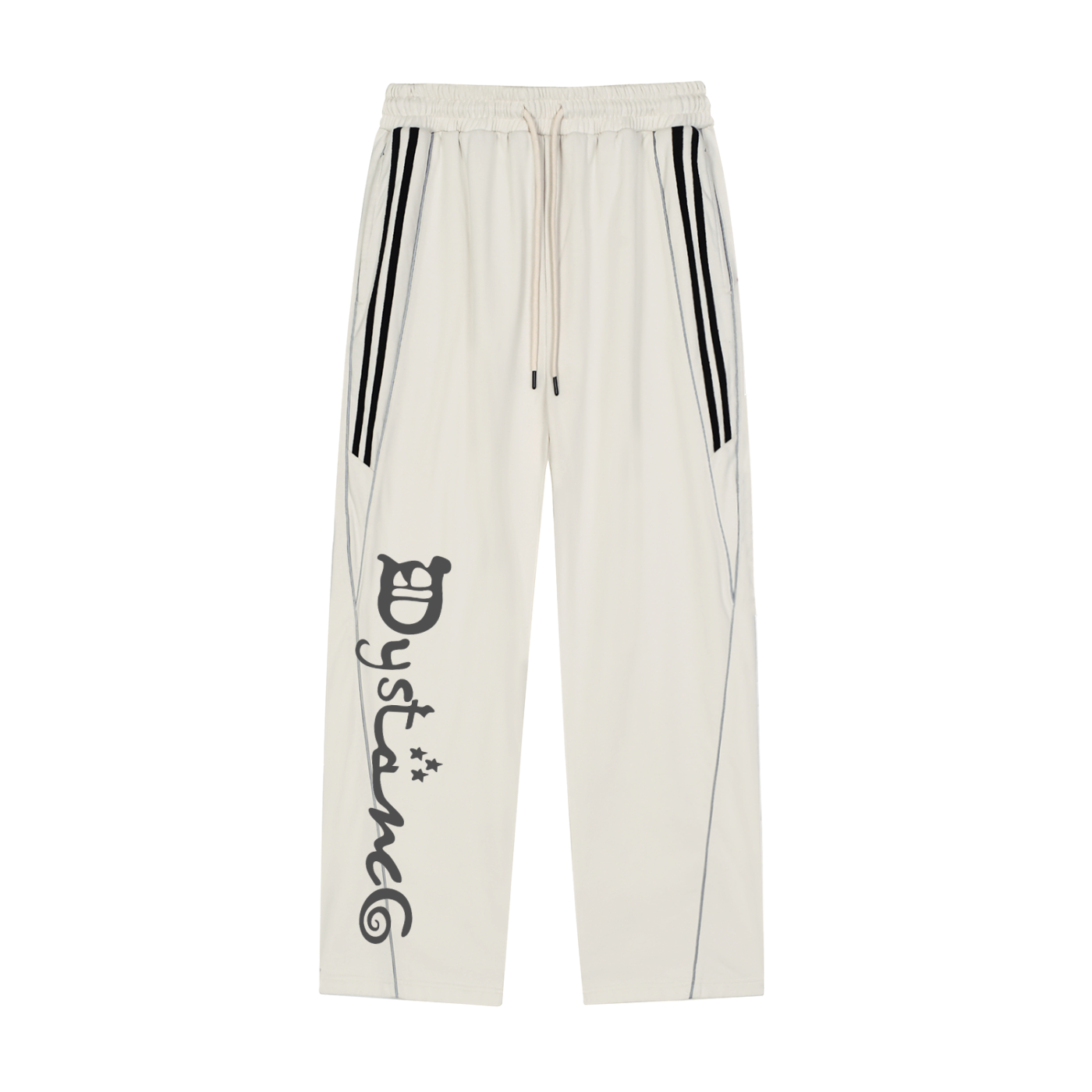 Reflection Striped Straight-Leg Sweatpants